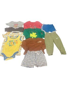 Baby Boy Clothes Lot 18M 18 Months Bundle Lot I Okie Dokie Carter's Nike